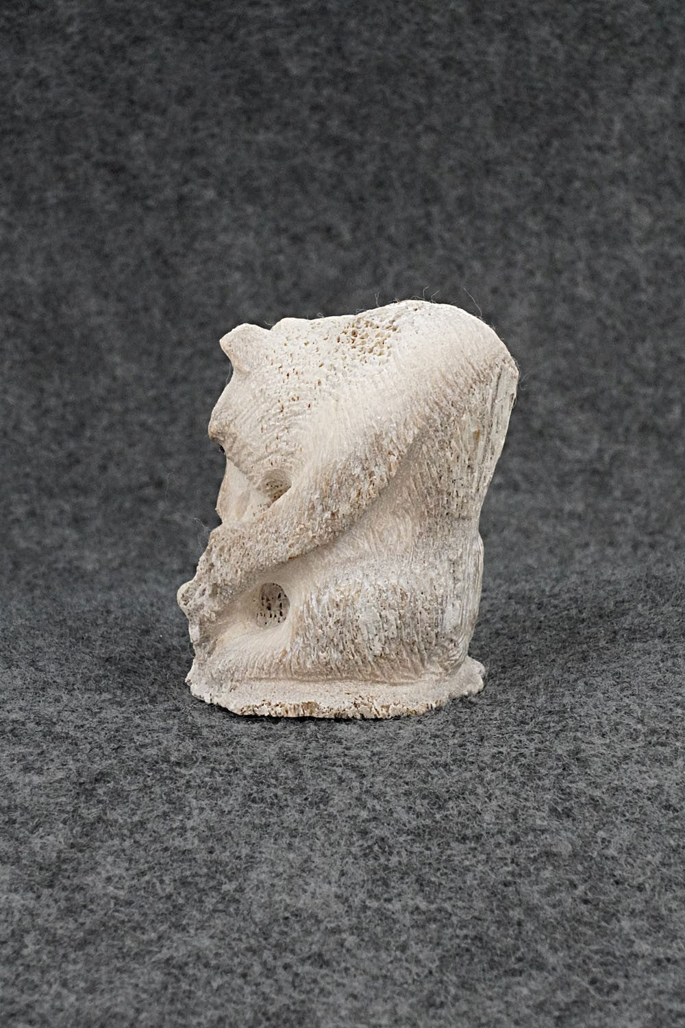 Bear Zuni Fetish Carving - Elton Kaamasee