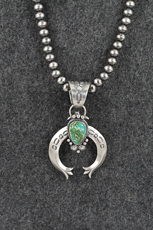 Turquoise & Sterling Silver Necklace - Samuel Yellowhair