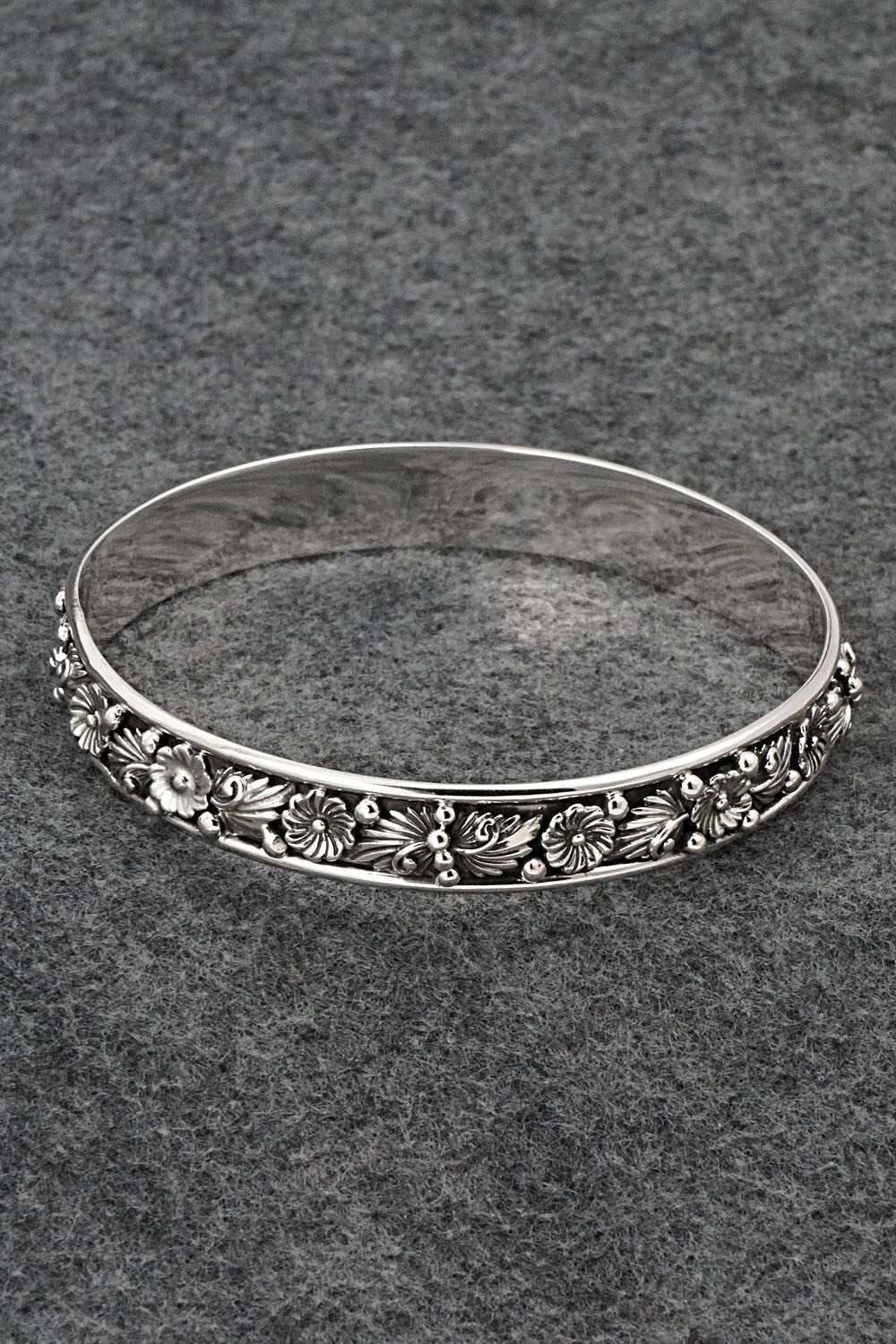 Sterling Silver Bangle Bracelet - Sadie Jim