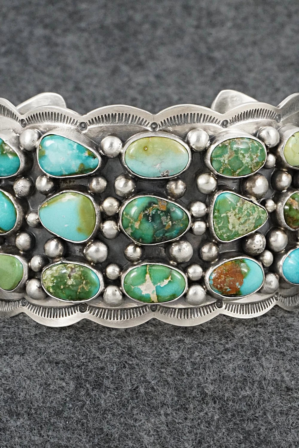 Turquoise & Sterling Silver Bracelet - Tom Lewis