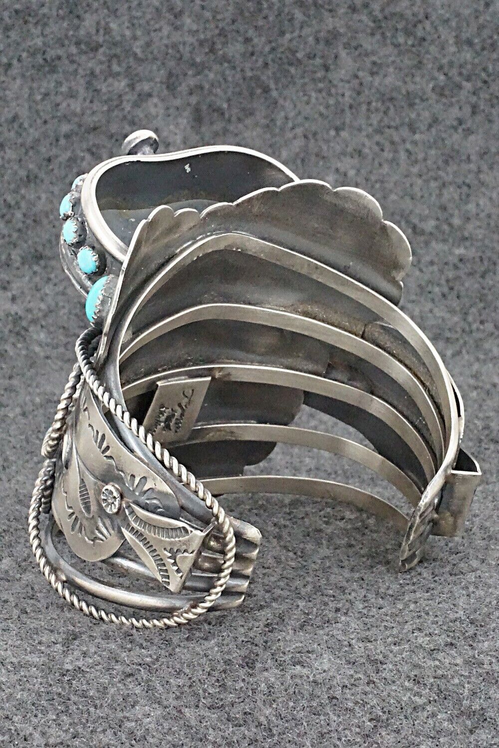 Turquoise & Sterling Silver Bracelet - Tim Yazzie