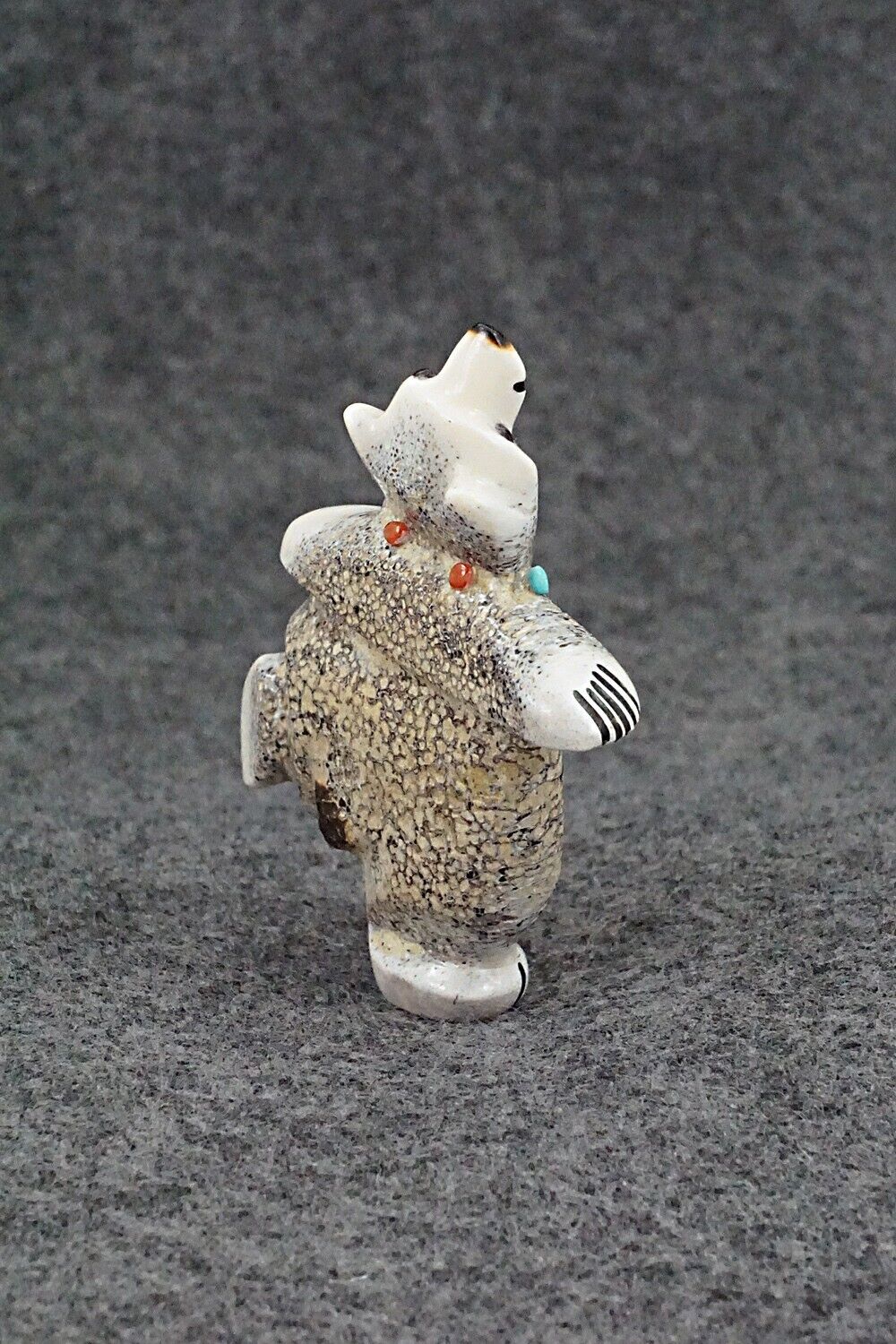 Dancing Bear Zuni Fetish Carving - Claudia Peina