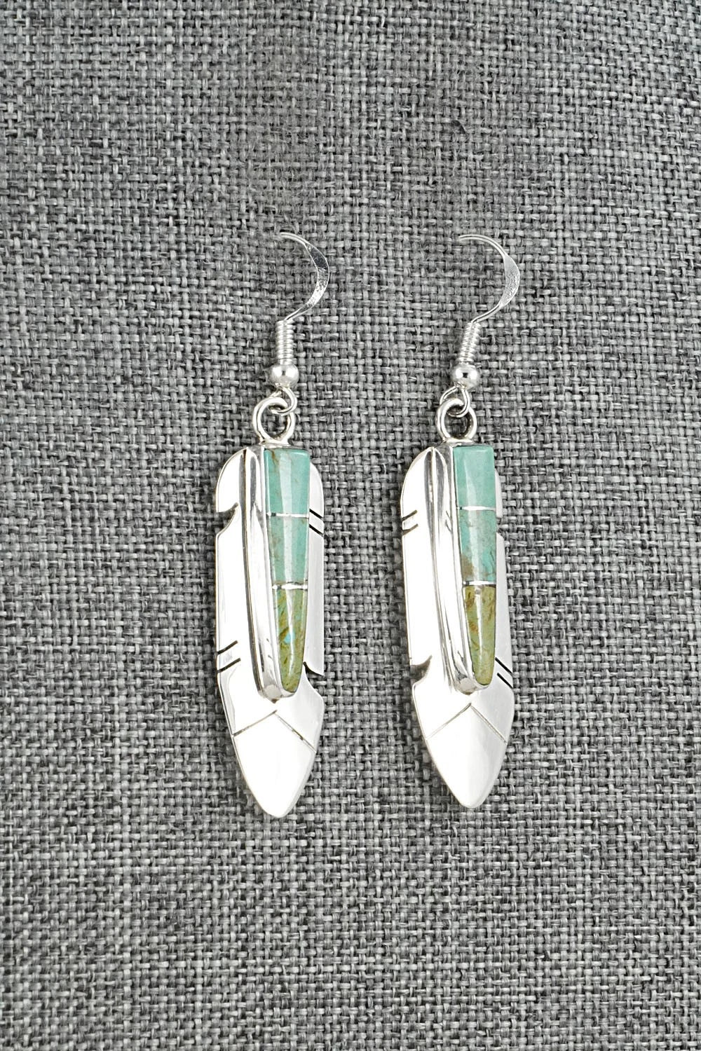 Turquoise & Sterling Silver Earrings - Marilyn Yazzie