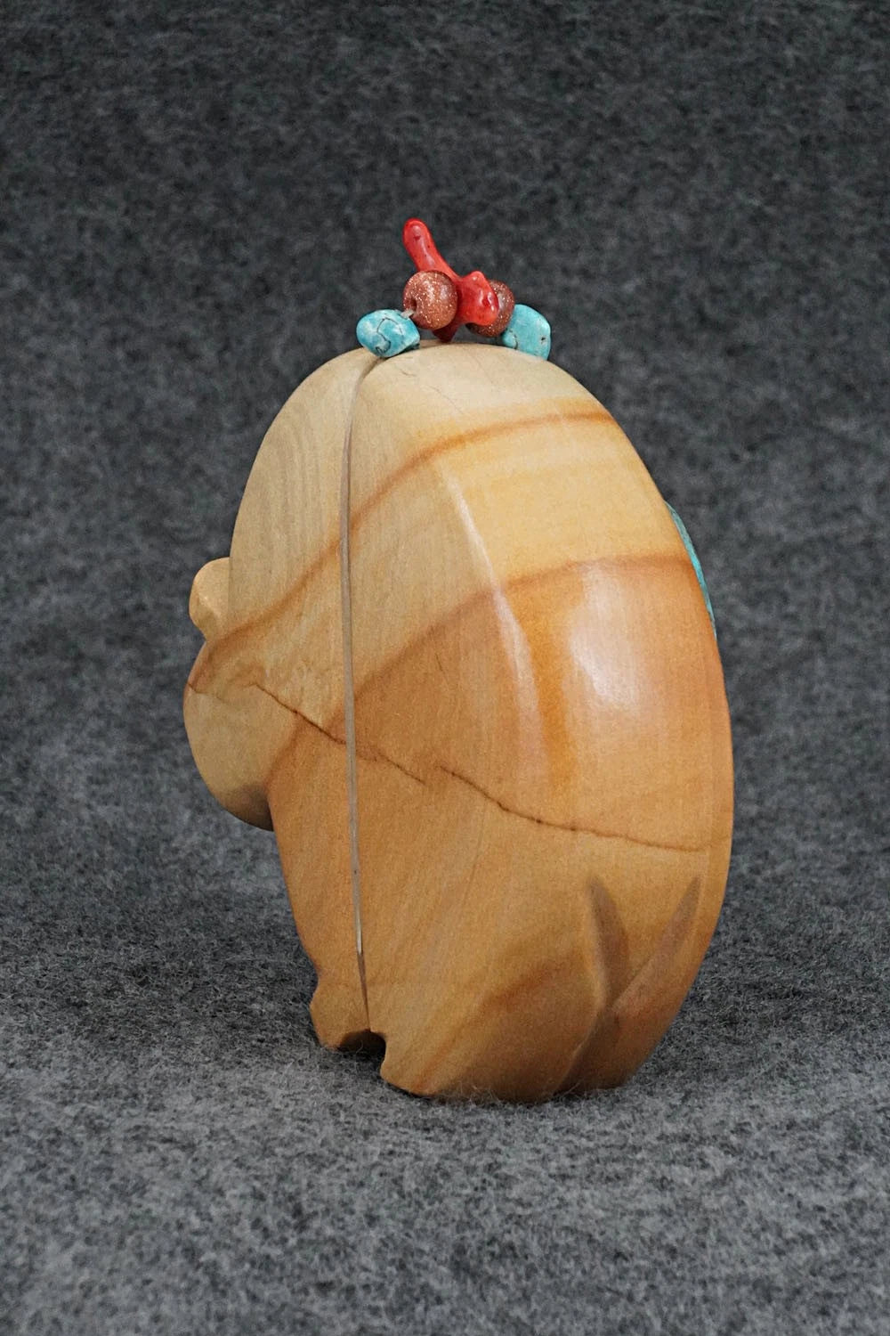 Bear with Cub Zuni Fetish Carving - Paulette & Farlan Quam