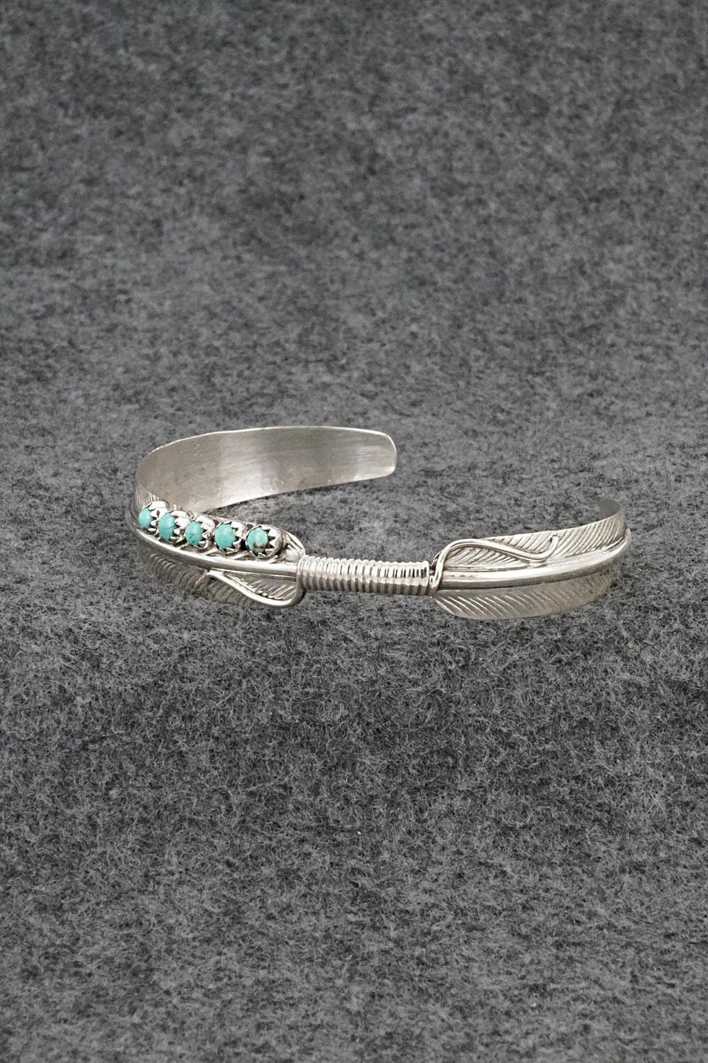 Turquoise and Sterling Silver Bracelet - Aaron Davis