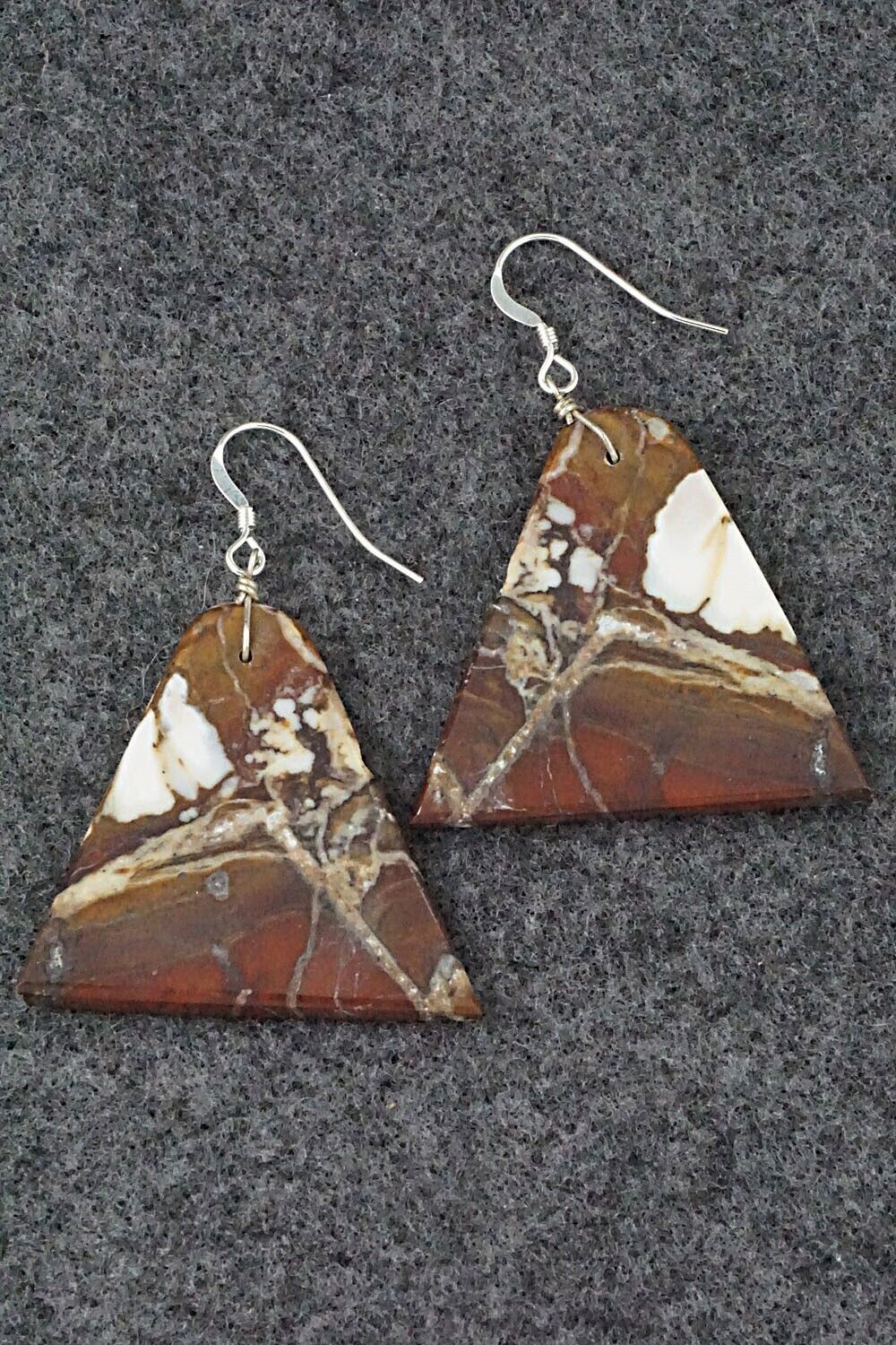 Wild Horse & Sterling Silver Earrings - Francis Garcia
