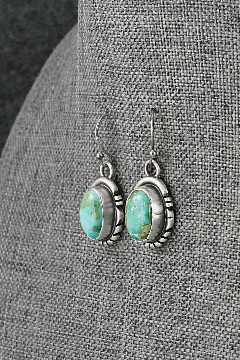 Turquoise & Sterling Silver Squash Blossom Set - Mark Yazzie