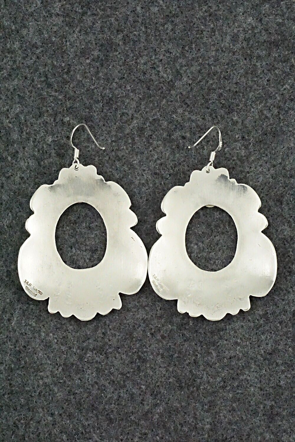 Turquoise & Sterling Silver Earrings - Rosita Singer