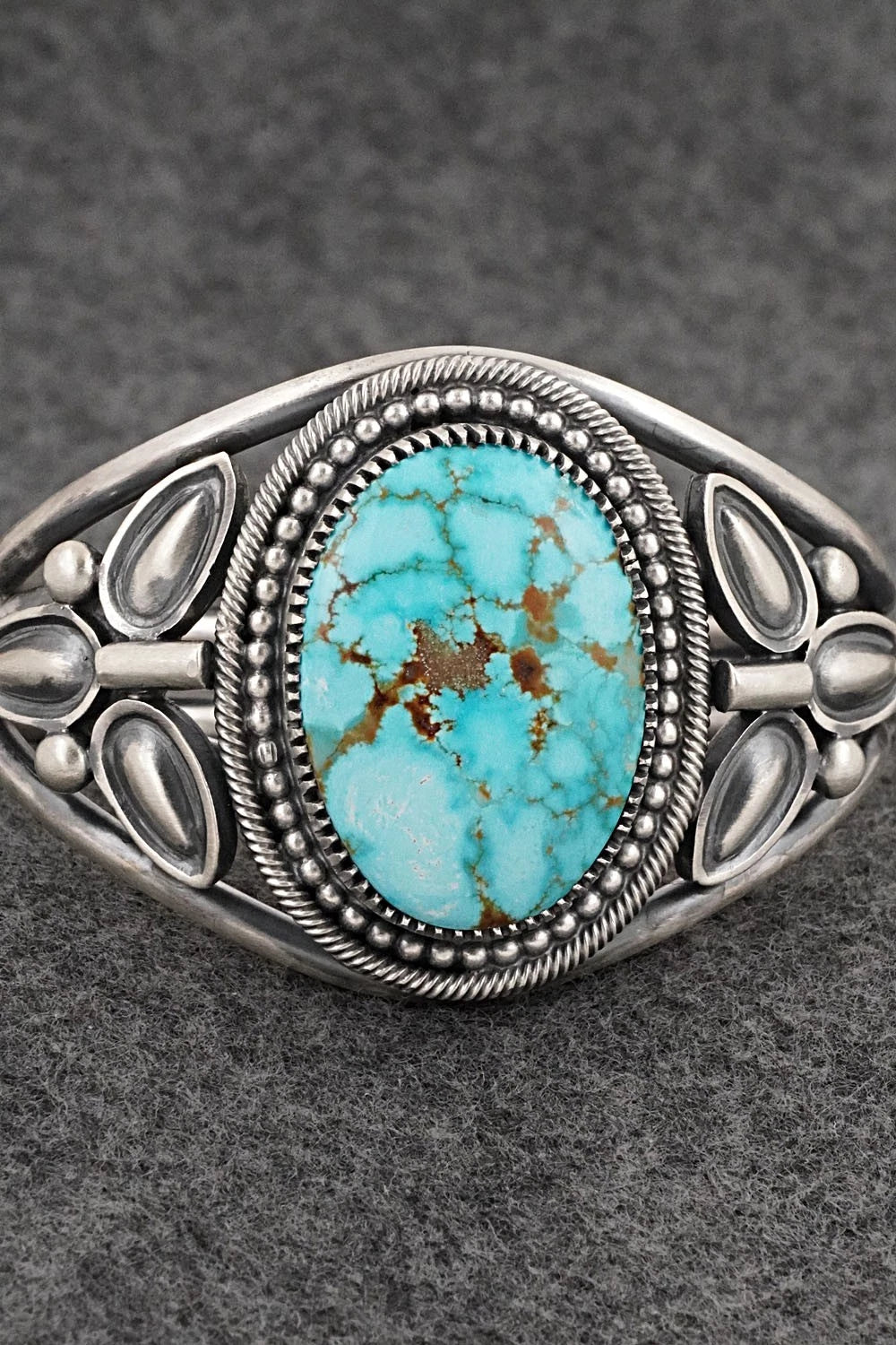 Turquoise & Sterling Silver Bracelet - Mark Yazzie
