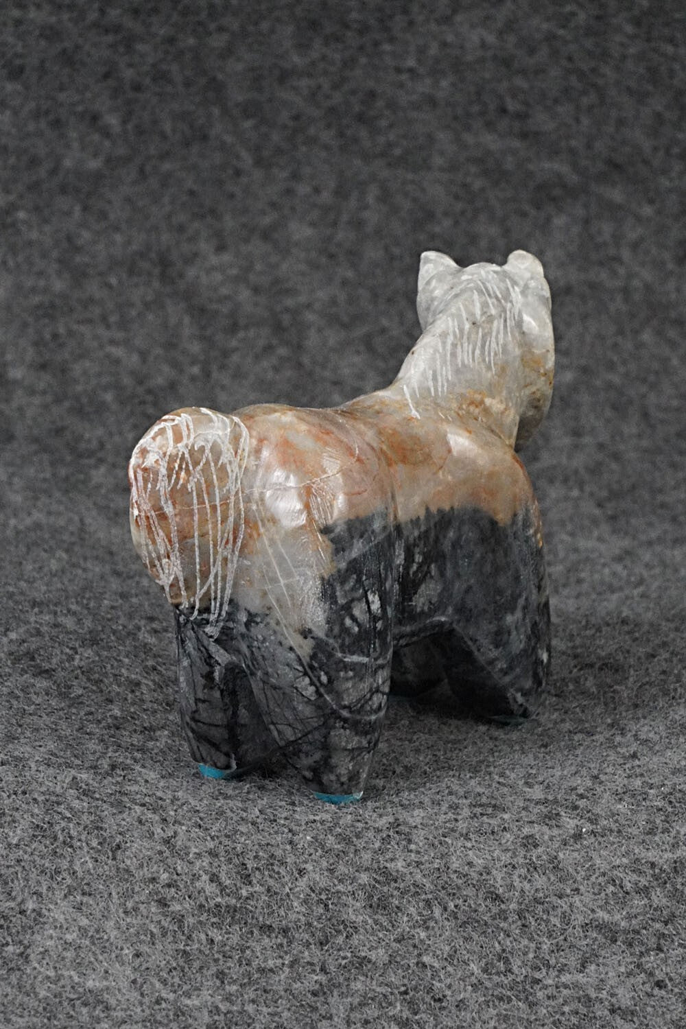 Horse Zuni Fetish Carving - Freddie Leekya