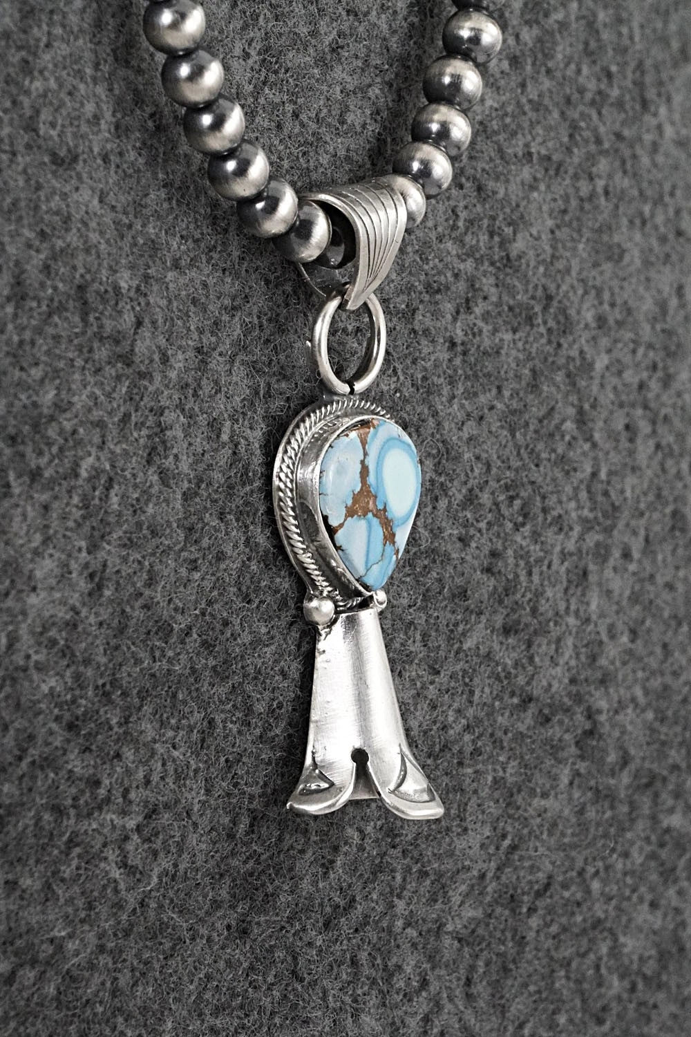 Turquoise & Sterling Silver Necklace - Sharon McCarthy