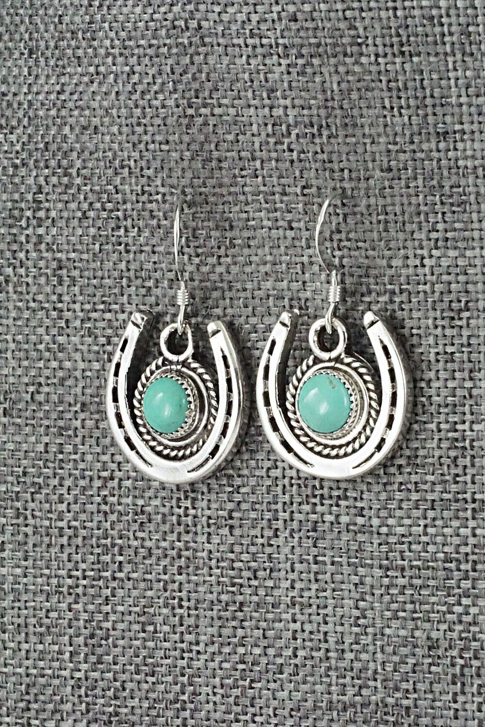 Turquoise and Sterling Silver Earrings - Sharon McCarthy