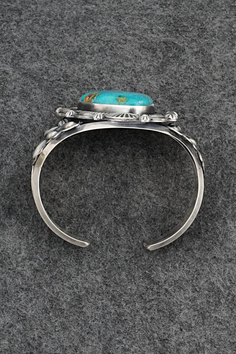Turquoise & Sterling Silver Bracelet - Raymond Delgarito