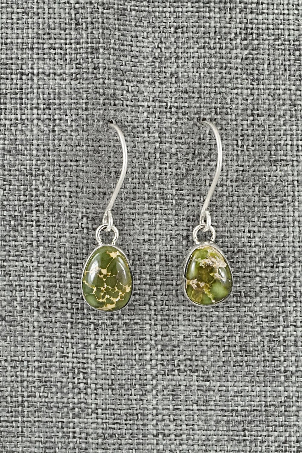 Turquoise & Sterling Silver Earrings - Eugene Gruber