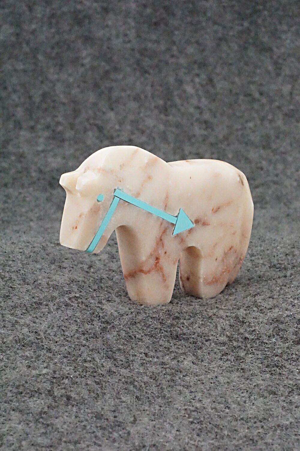 Horse Zuni Fetish Carving - Bernard Laiwakete