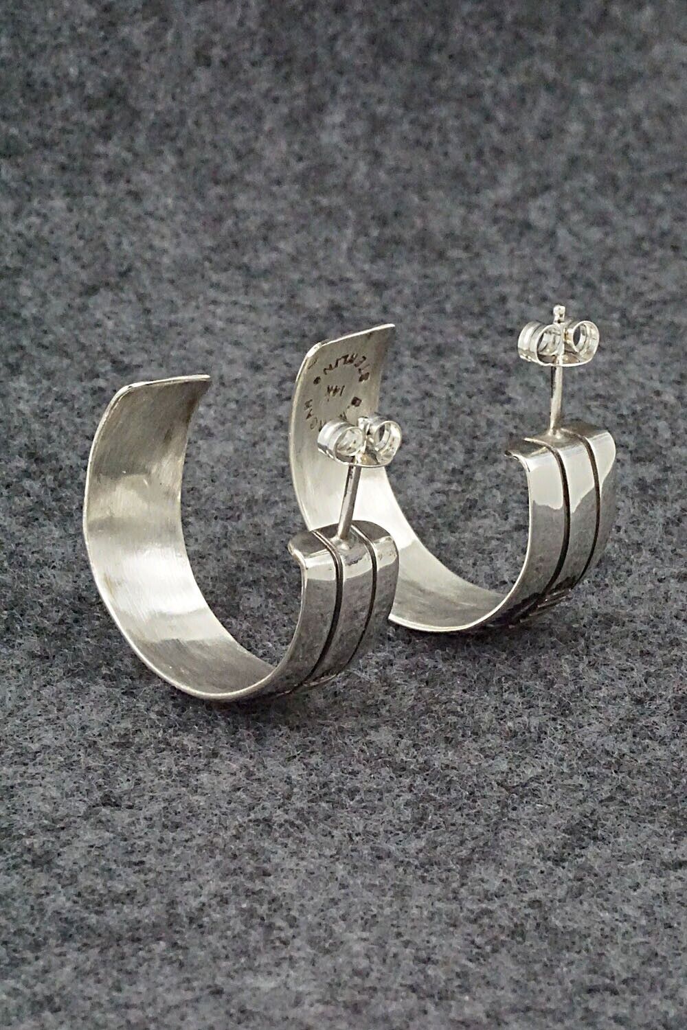 Sterling Silver & Gold Fill Hoop Earrings - Bruce Morgan