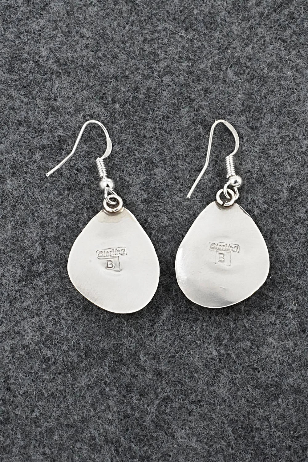 Turquoise & Sterling Silver Earrings - Ervin Begay
