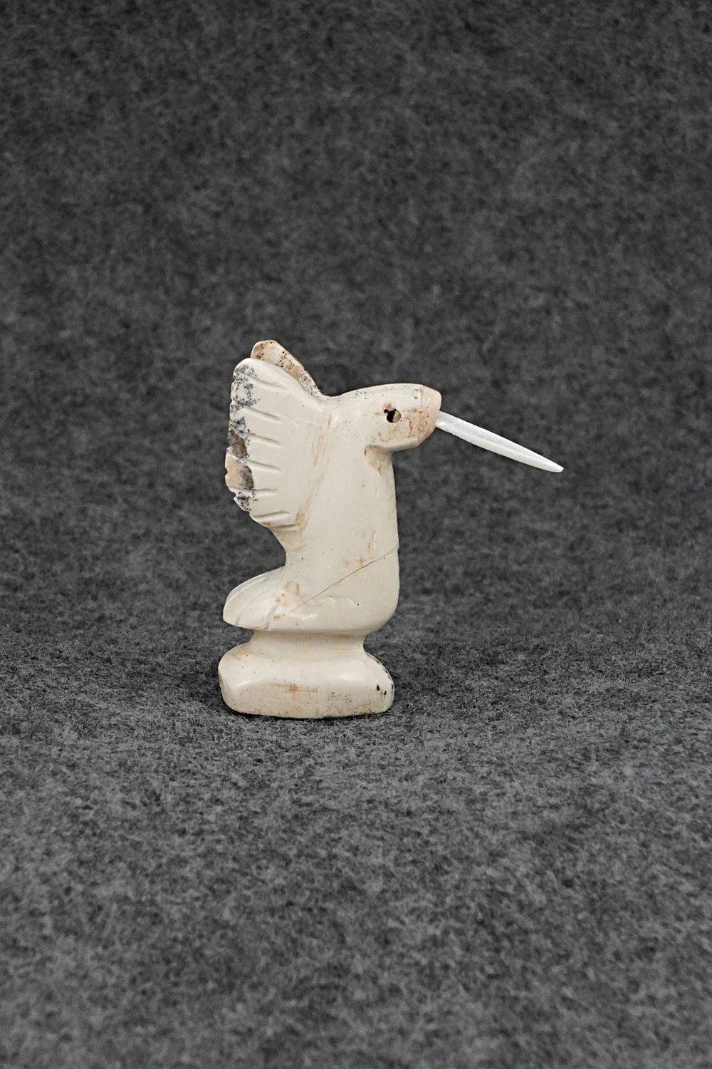 Hummingbird Zuni Fetish Carving - Justin Red Elk