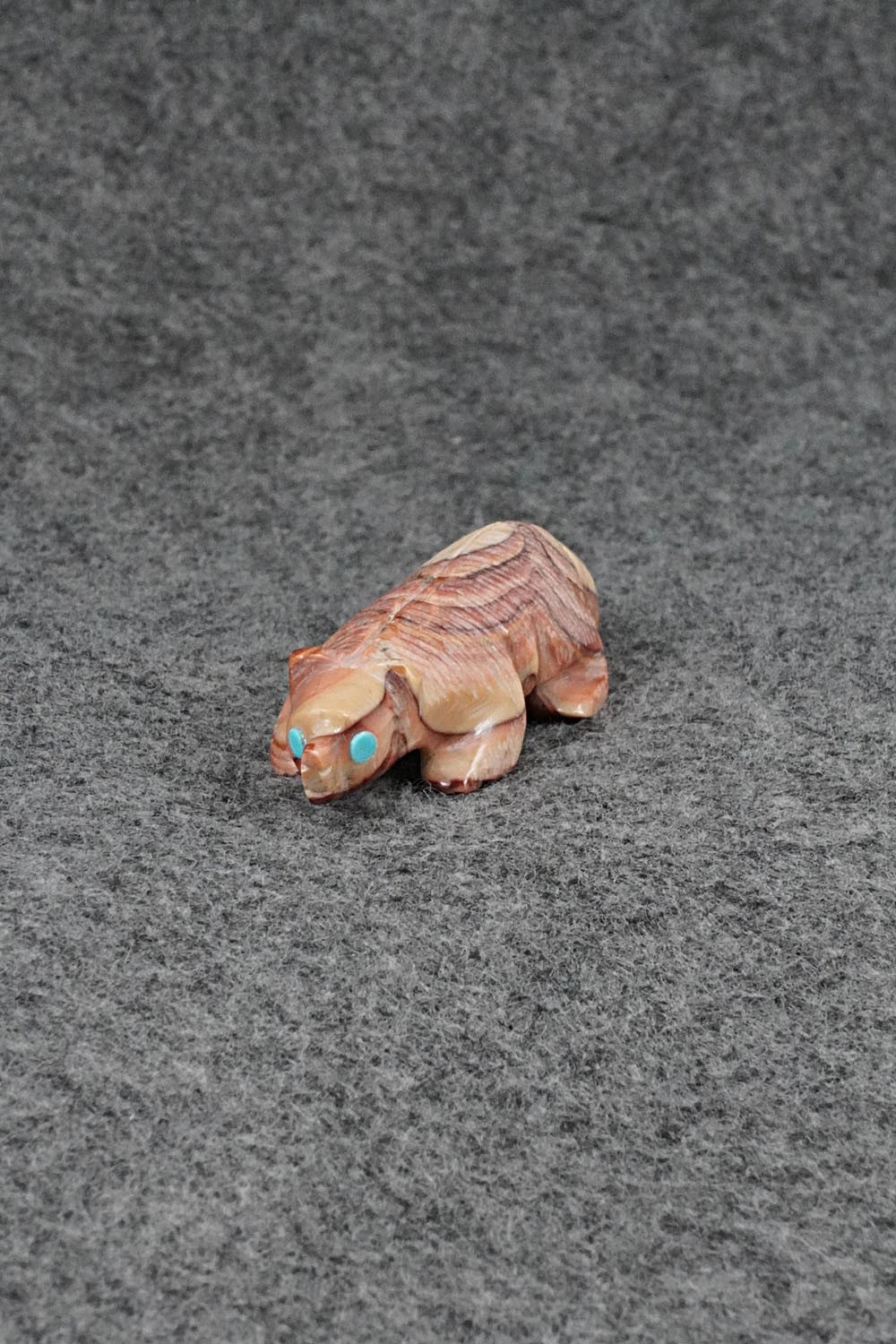 Badger Zuni Fetish Carving - Ronnie Lunasee