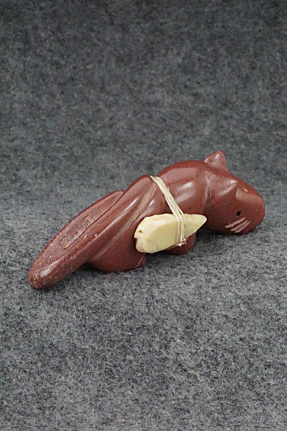 Mountain Lion Zuni Fetish Carving - Justin Red Elk