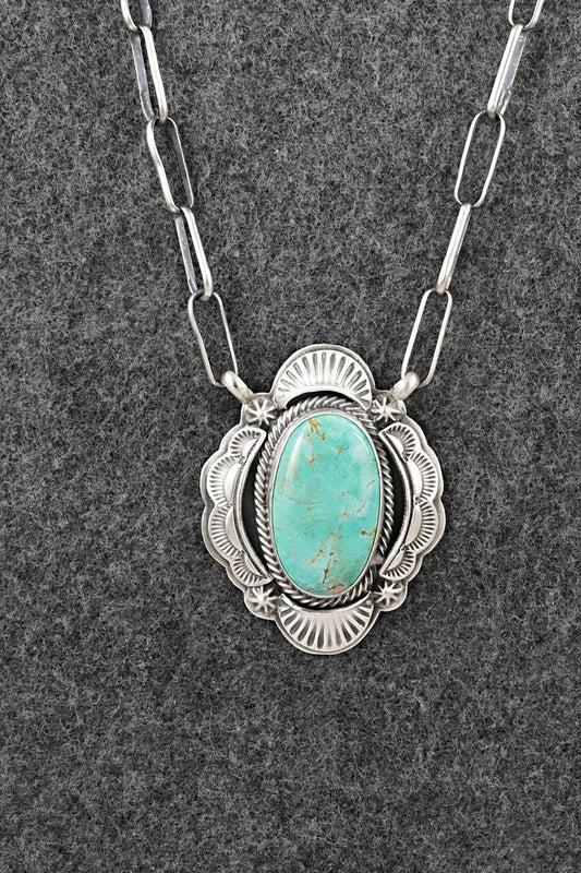 Turquoise & Sterling Silver Necklace - Randy Boyd