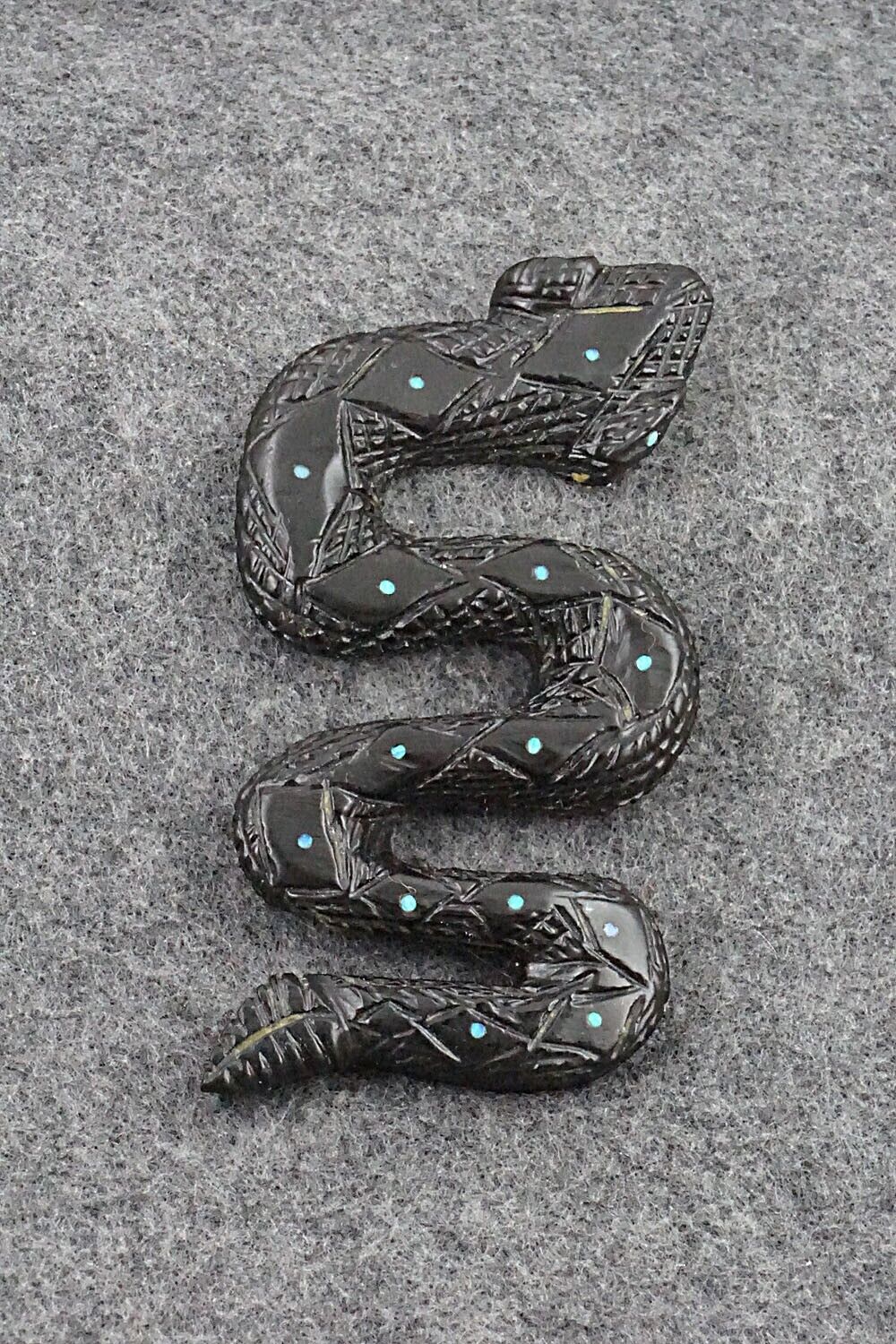 Rattlesnake Zuni Fetish Carving - Tony Mackel