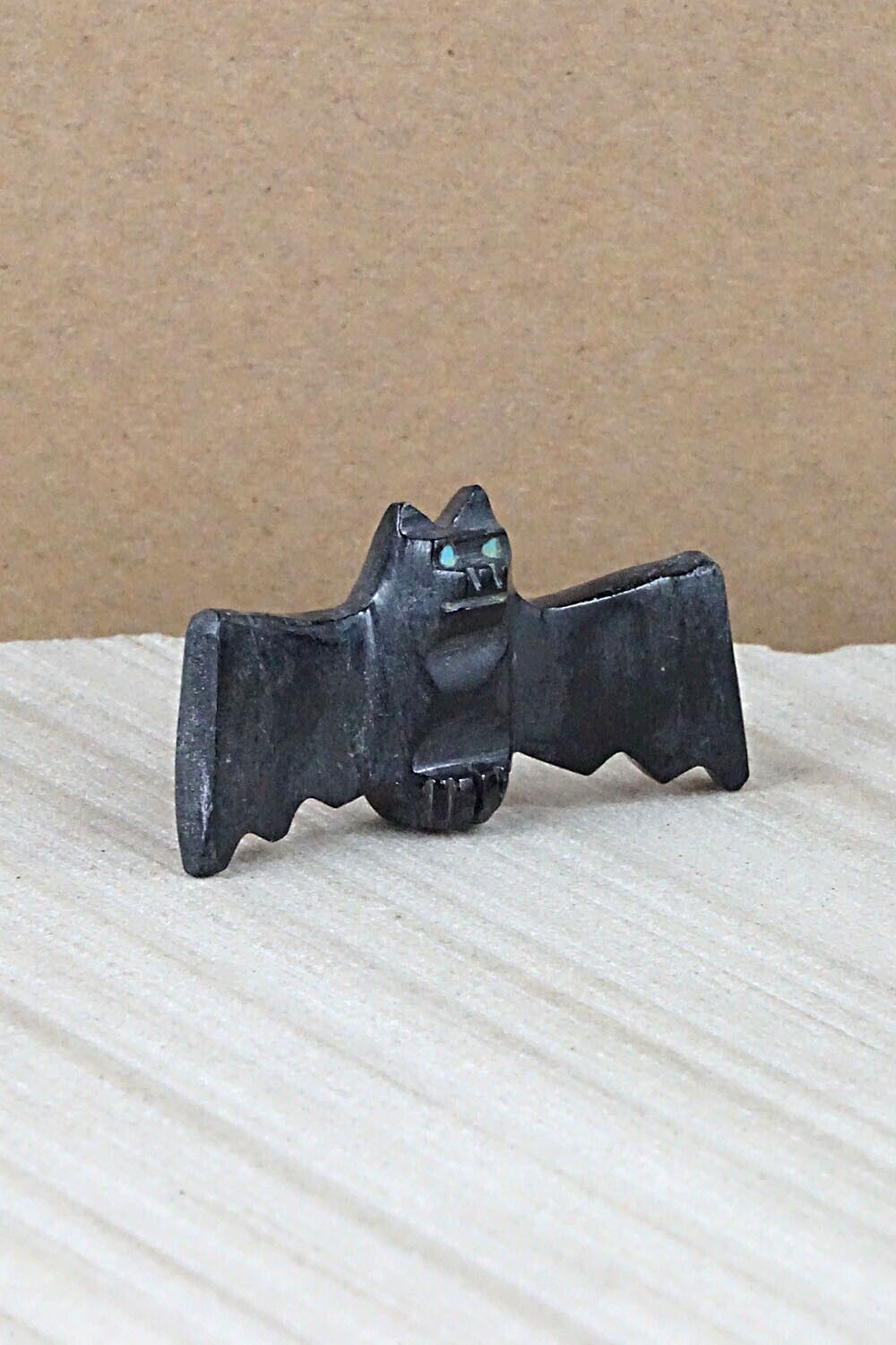 Bat Zuni Fetish Carving - Tim Lementino