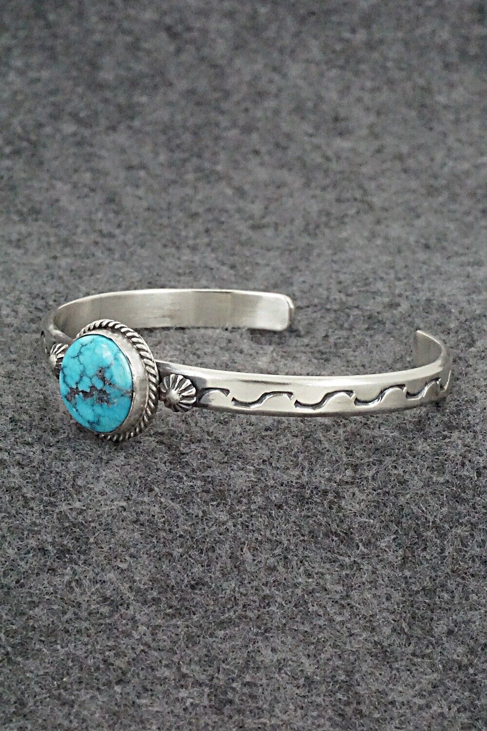 Turquoise & Sterling Silver Bracelet - Samuel Yellowhair