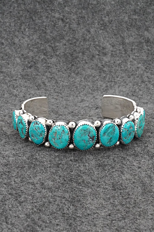 Turquoise & Sterling Silver Bracelet - Wilbert Muskett Sr.