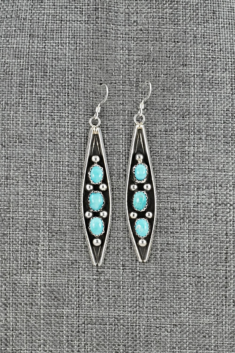 Turquoise & Sterling Silver Earrings - Paul Largo