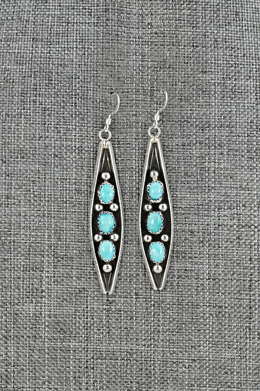 Turquoise & Sterling Silver Earrings - Paul Largo