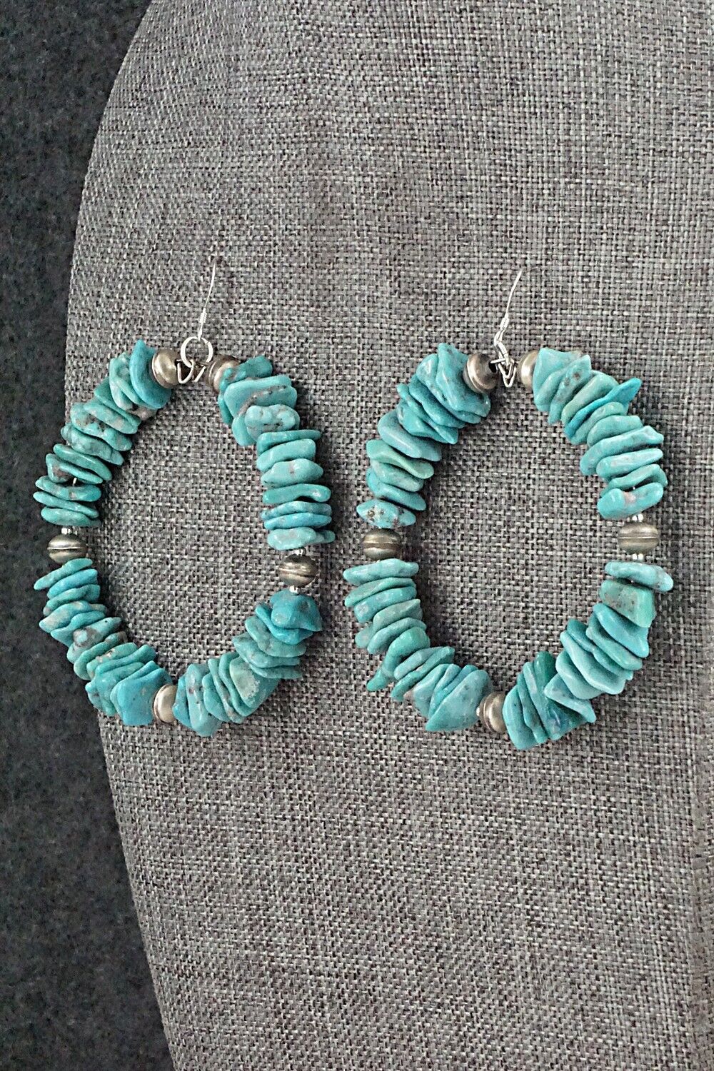 Turquoise & Sterling Silver Earrings - Lucinda Sardo