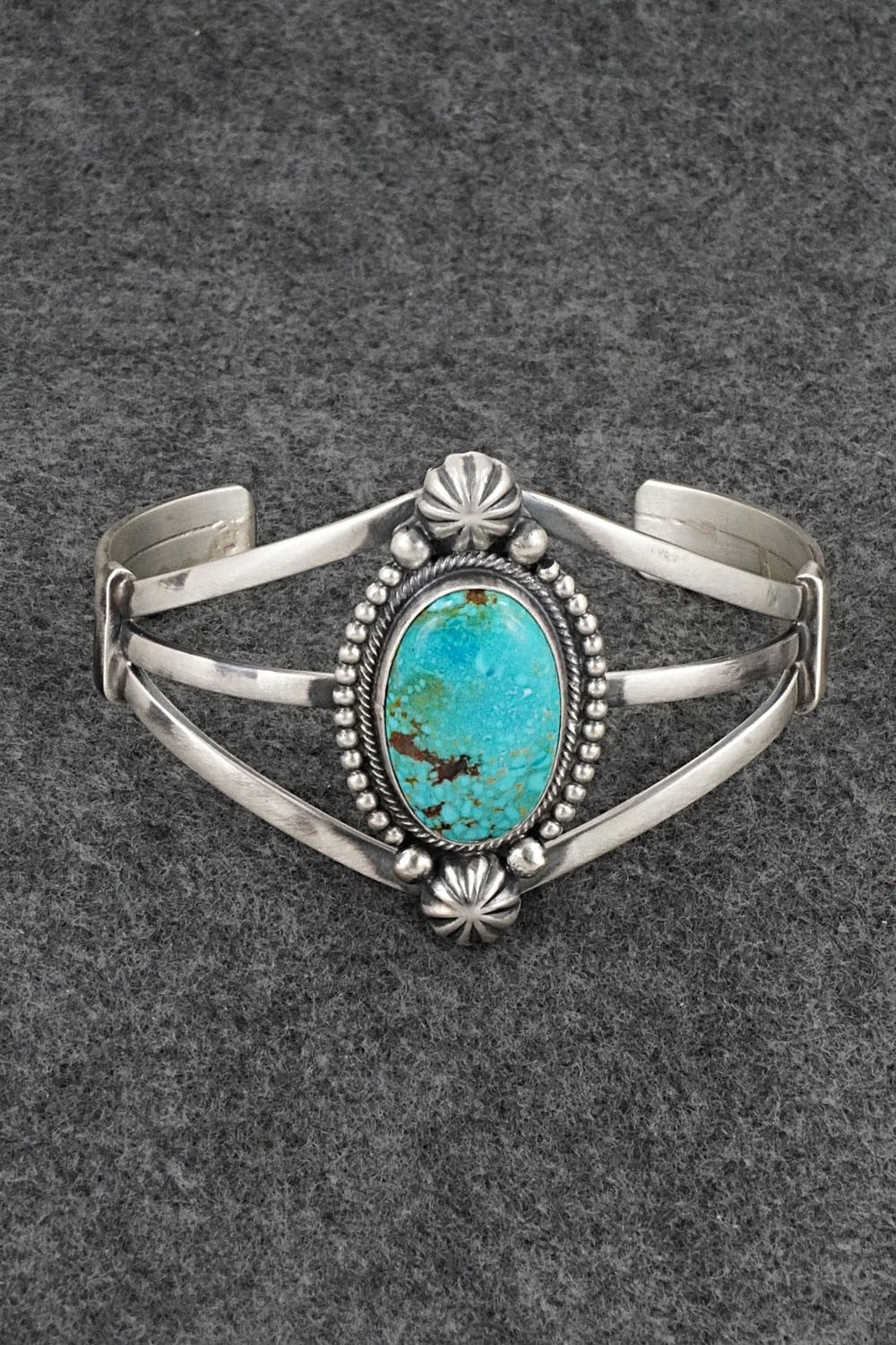 Turquoise & Sterling Silver Bracelet - Darrin Livingston