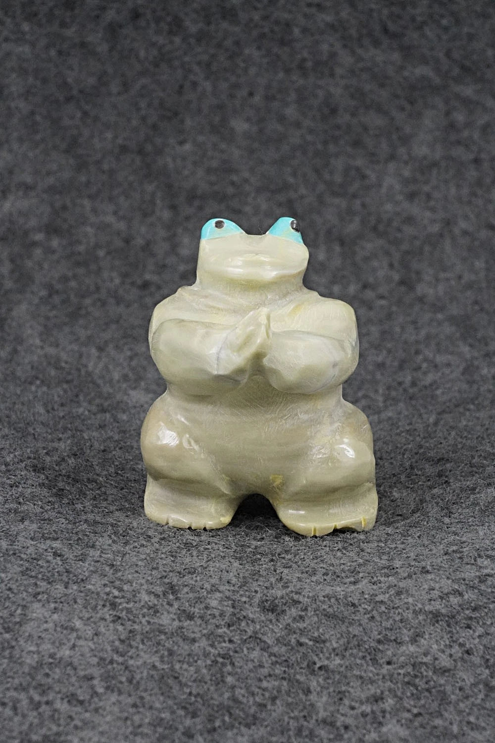 Frog Zuni Fetish Carving - Freddie Leekya