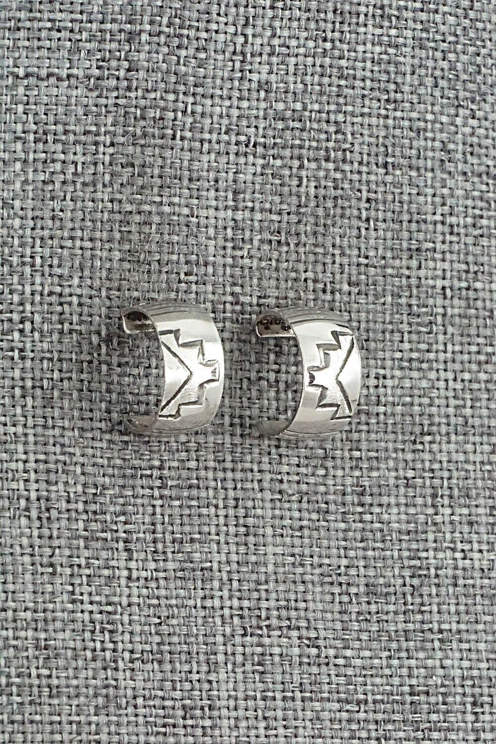 Sterling Silver Hoop Earrings - Nora Ashley