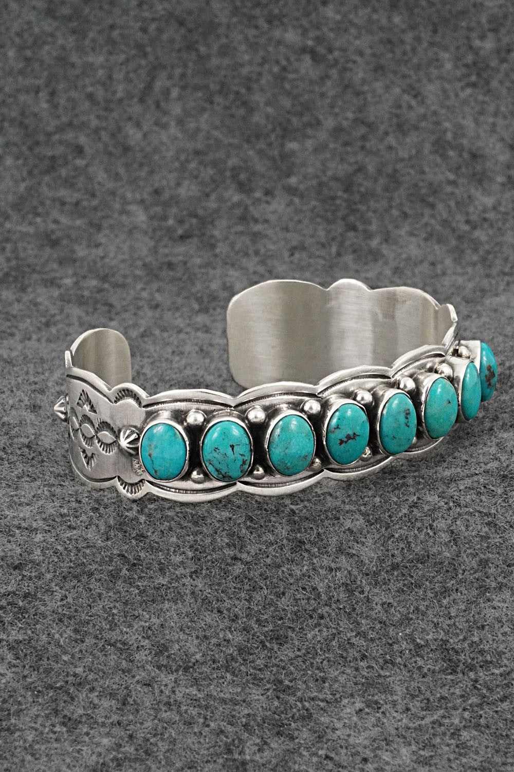 Turquoise & Sterling Silver Bracelet - Thomas Yazzie