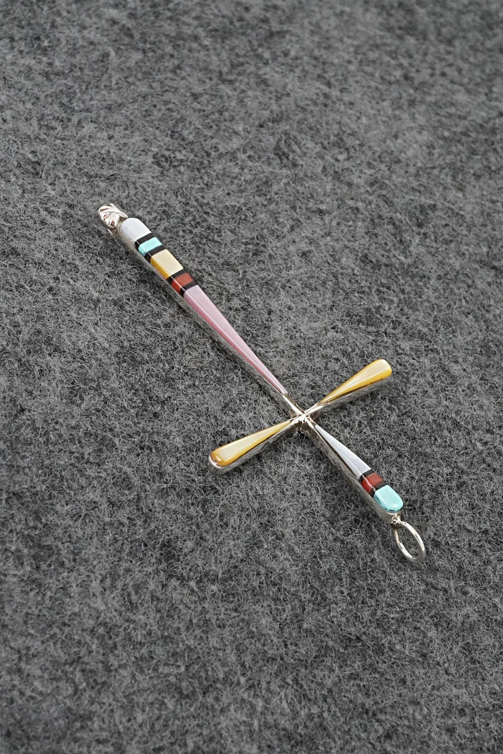 Multi-Stone & Sterling Silver Pendant - Sylvester Noche