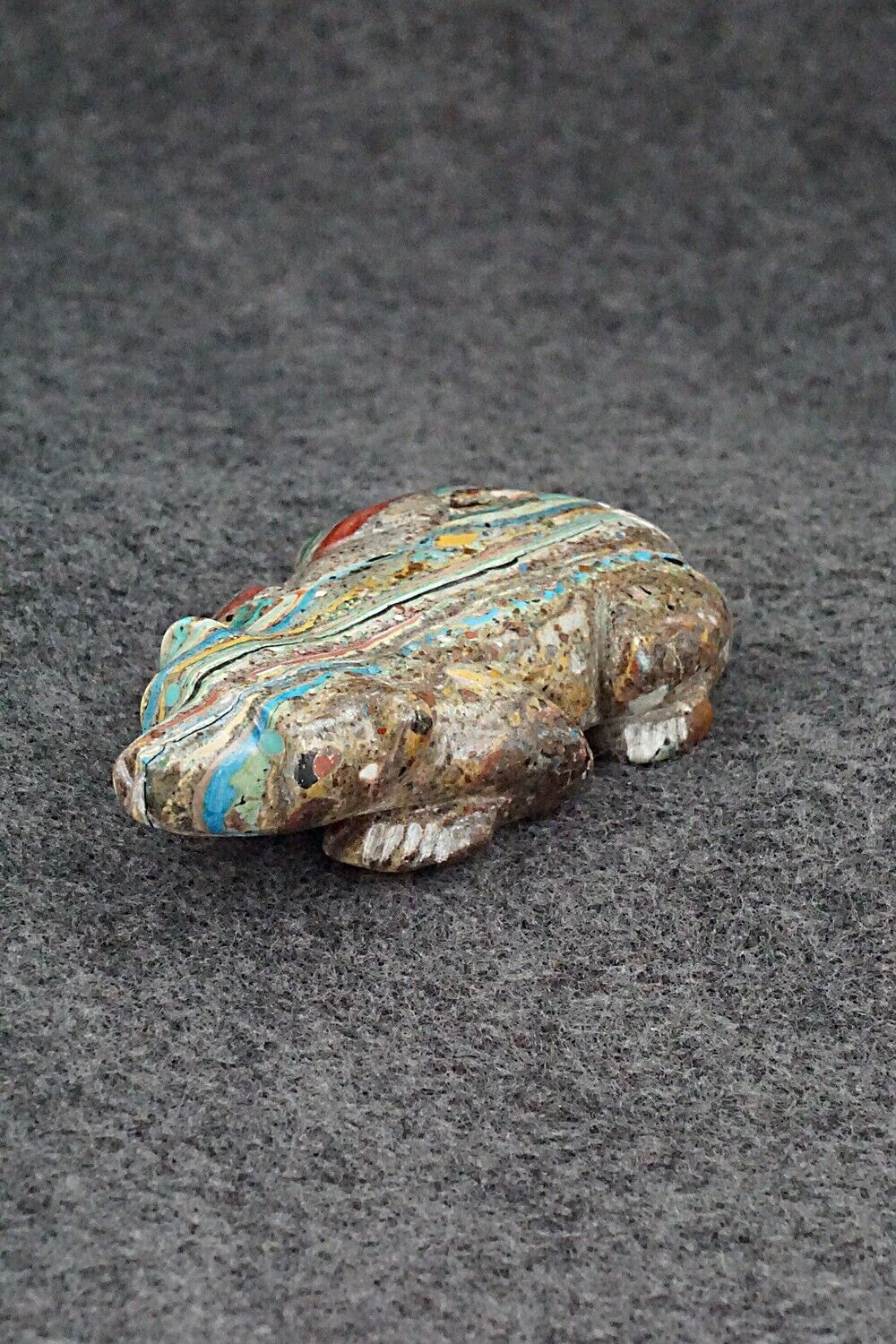 Badger Zuni Fetish Carving - Nelson Yatsatte