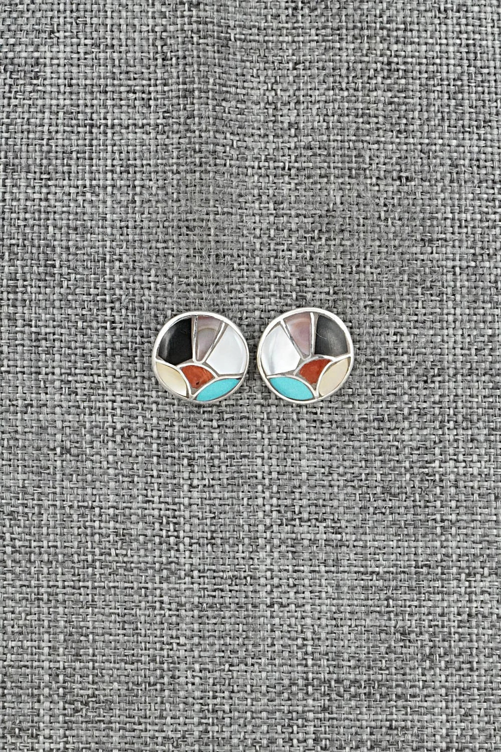 Multi-Stone & Sterling Silver Earrings - Orena Leekya