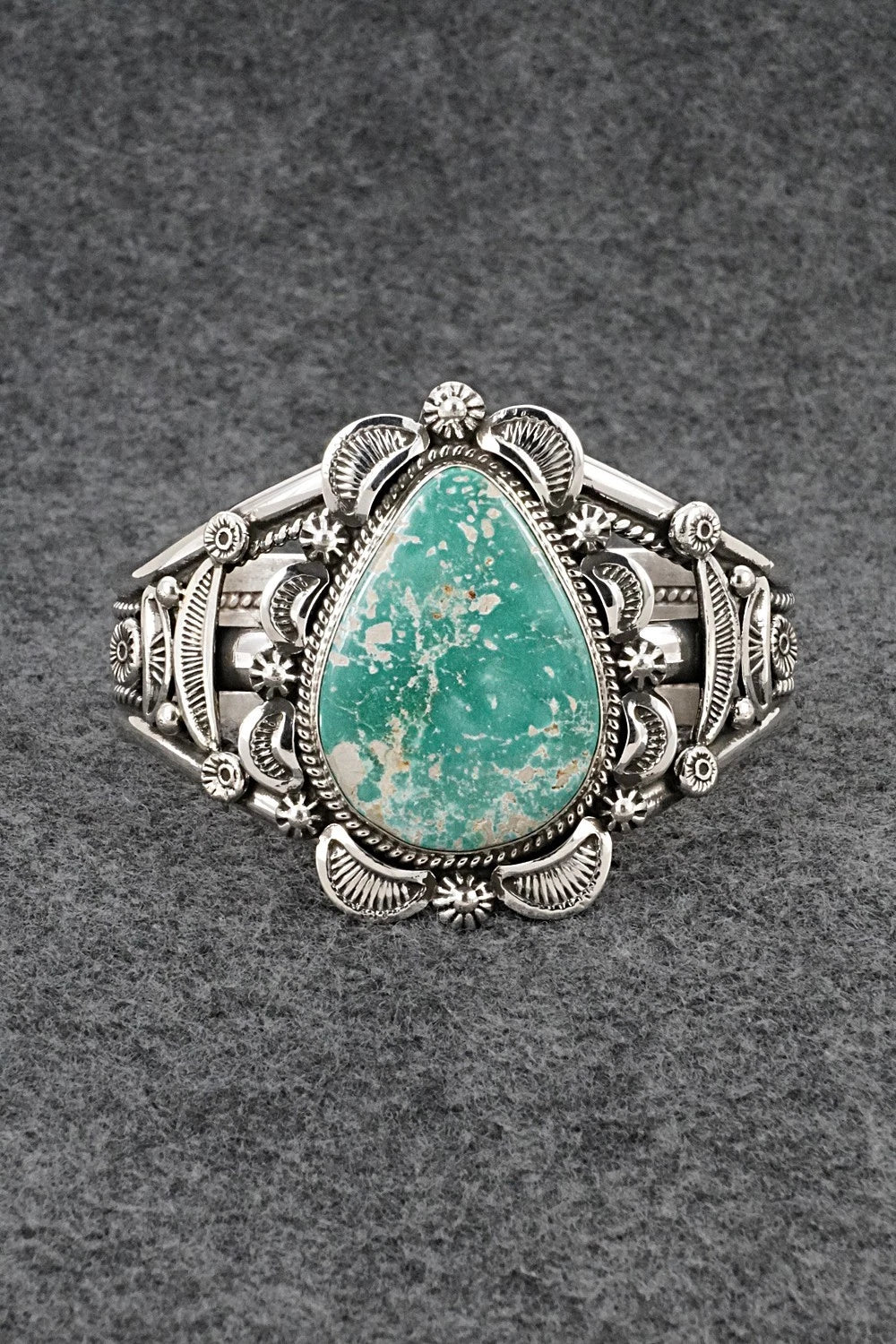 Turquoise & Sterling Silver Bracelet - Lucinda Linkin