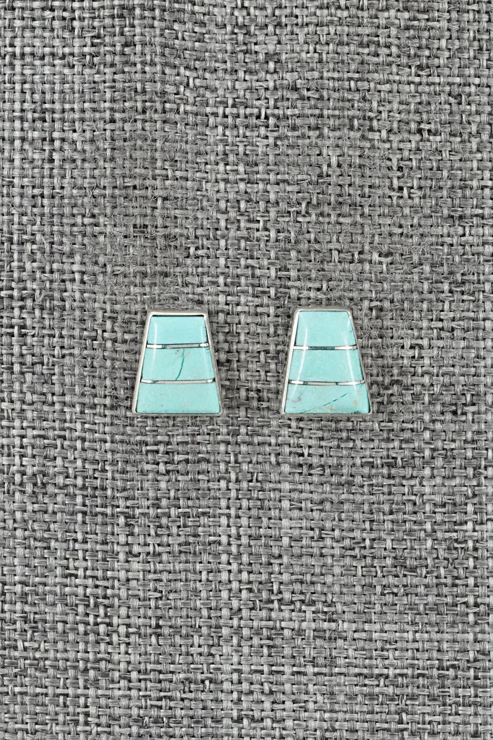 Turquoise and Sterling Silver Earrings - Michelle Haloo