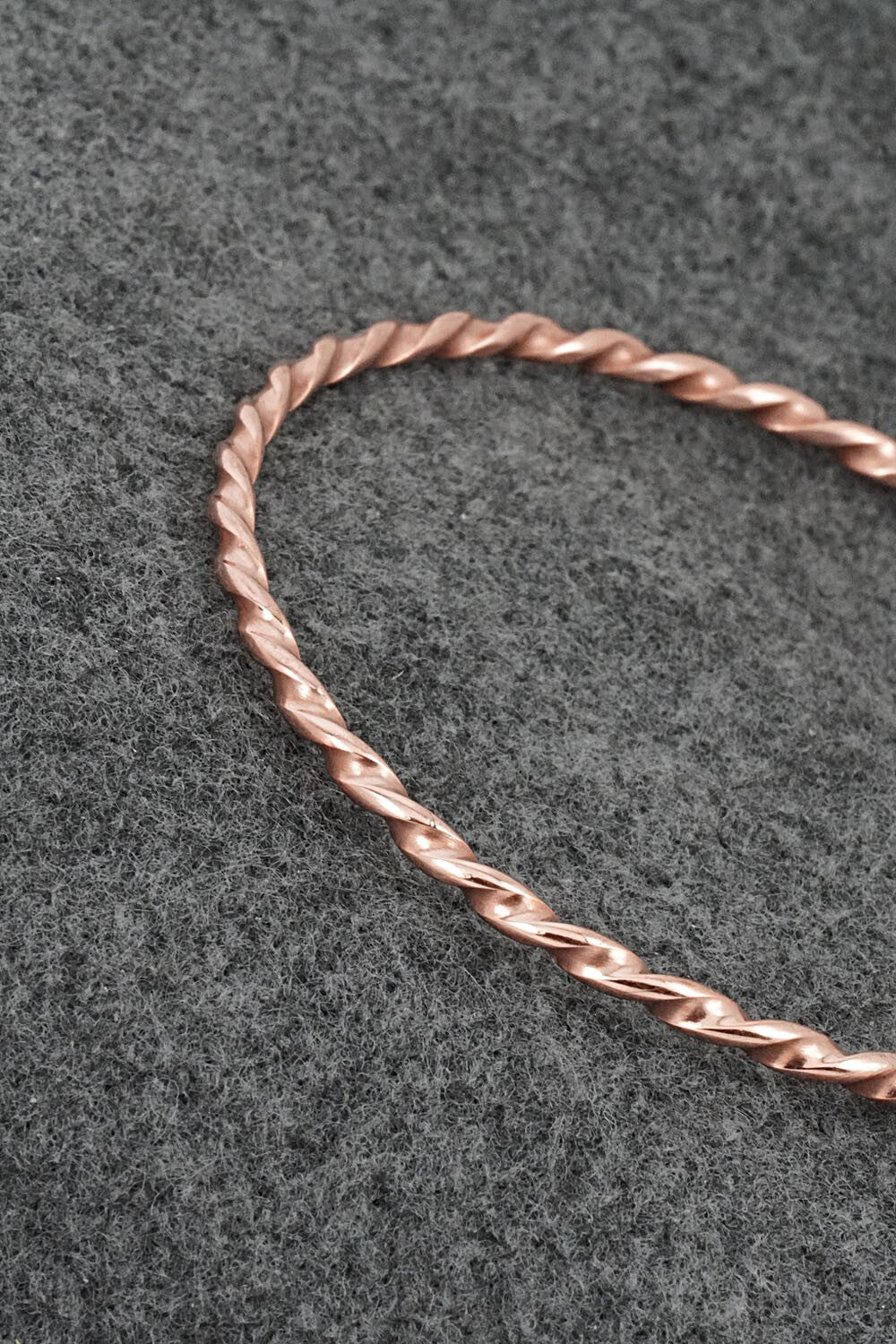 Copper Bangle Bracelet - Elaine Tahe