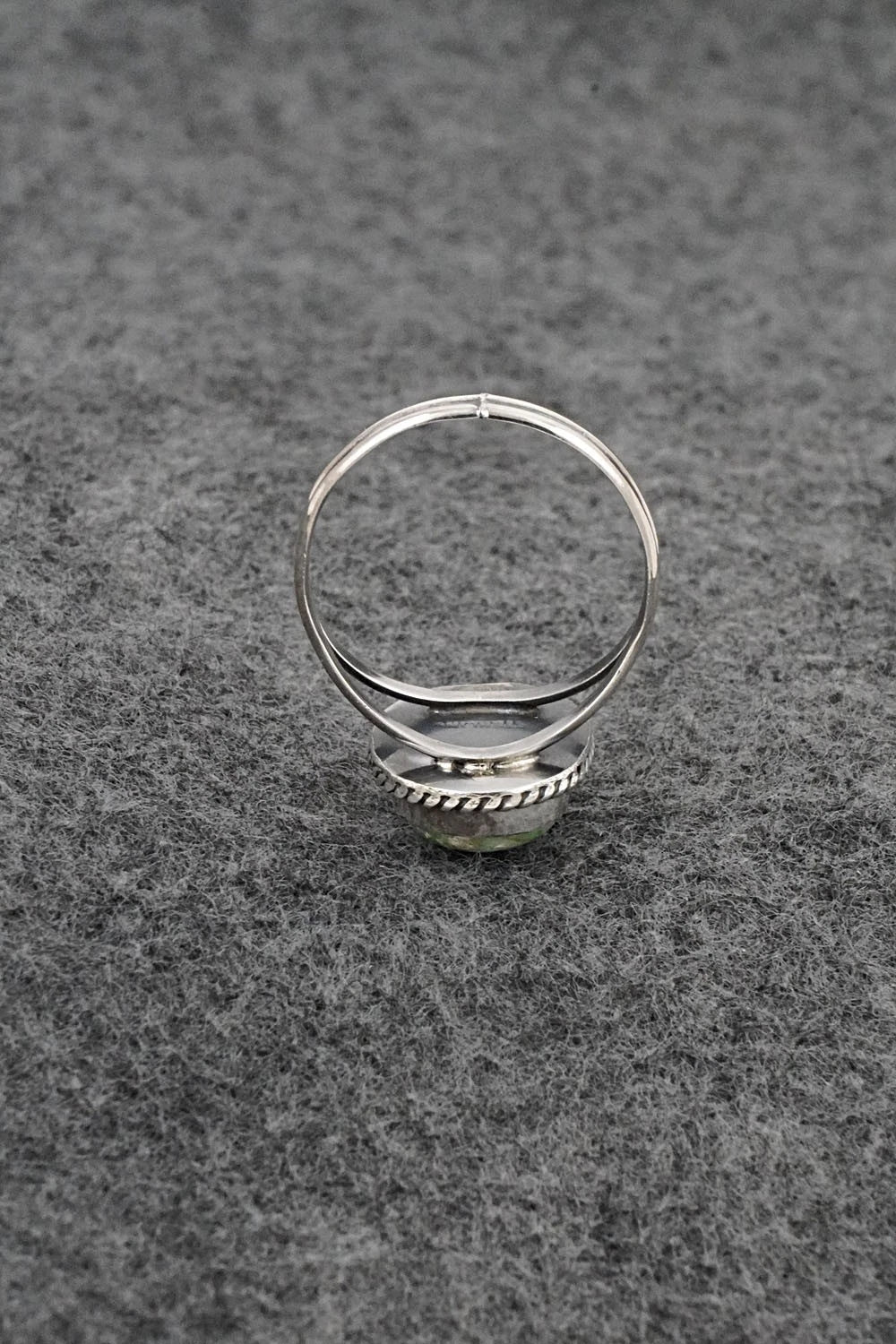Turquoise & Sterling Silver Ring - Rosemary Saunders - Size 9