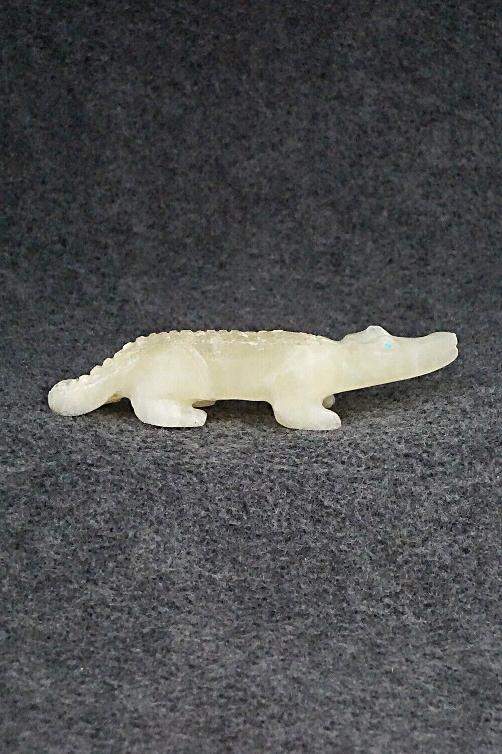 Alligator Zuni Fetish Carving - Lindsey Cheama
