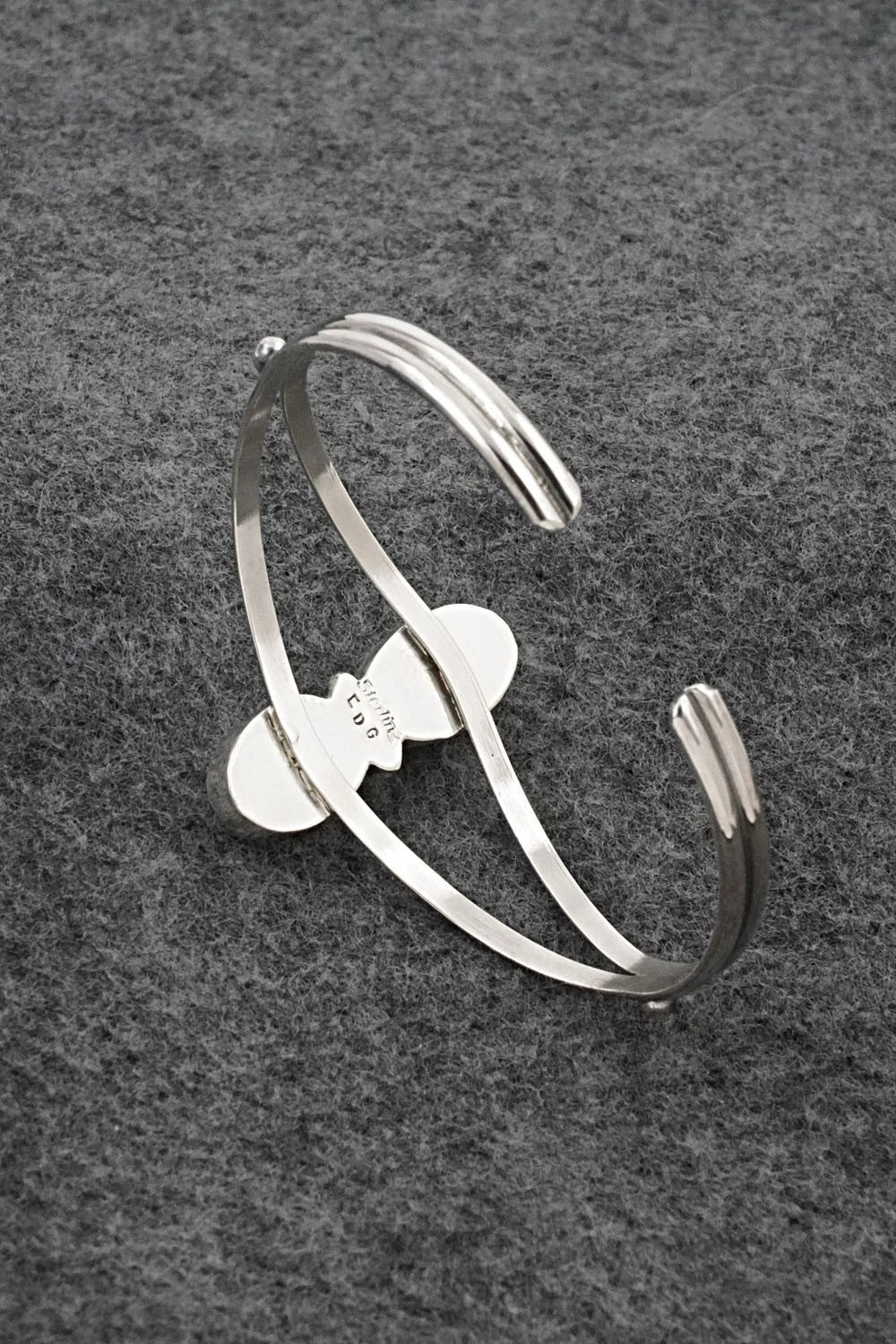 Turquoise & Sterling Silver Bracelet - Eugene Gruber