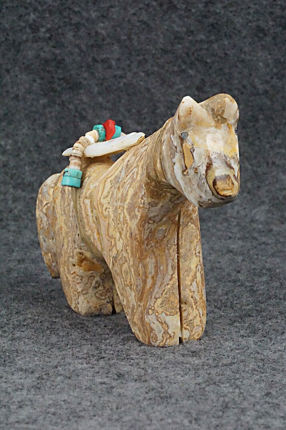 Horse Zuni Fetish Carving - Rodney Laiwakete
