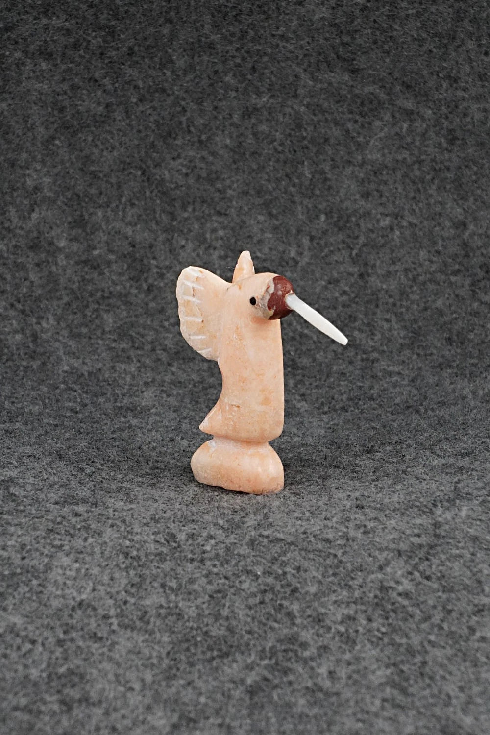 Hummingbird Zuni Fetish Carving - Justin Red Elk