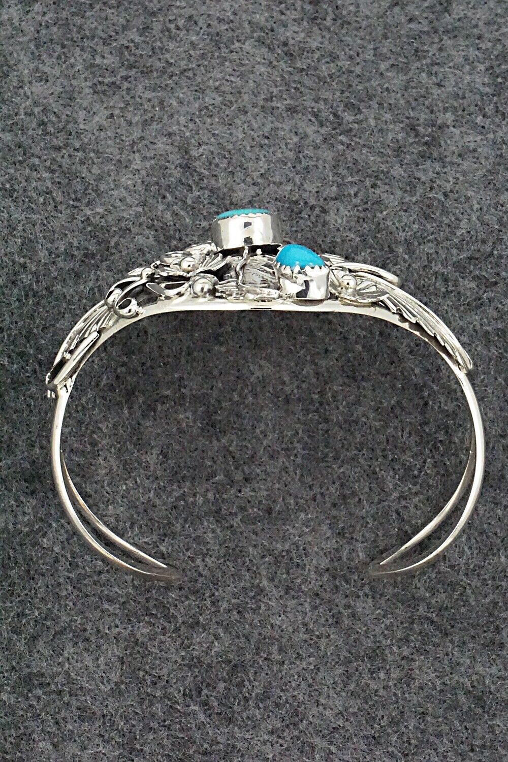 Turquoise and Sterling Silver Bracelet - Harry Yazzie