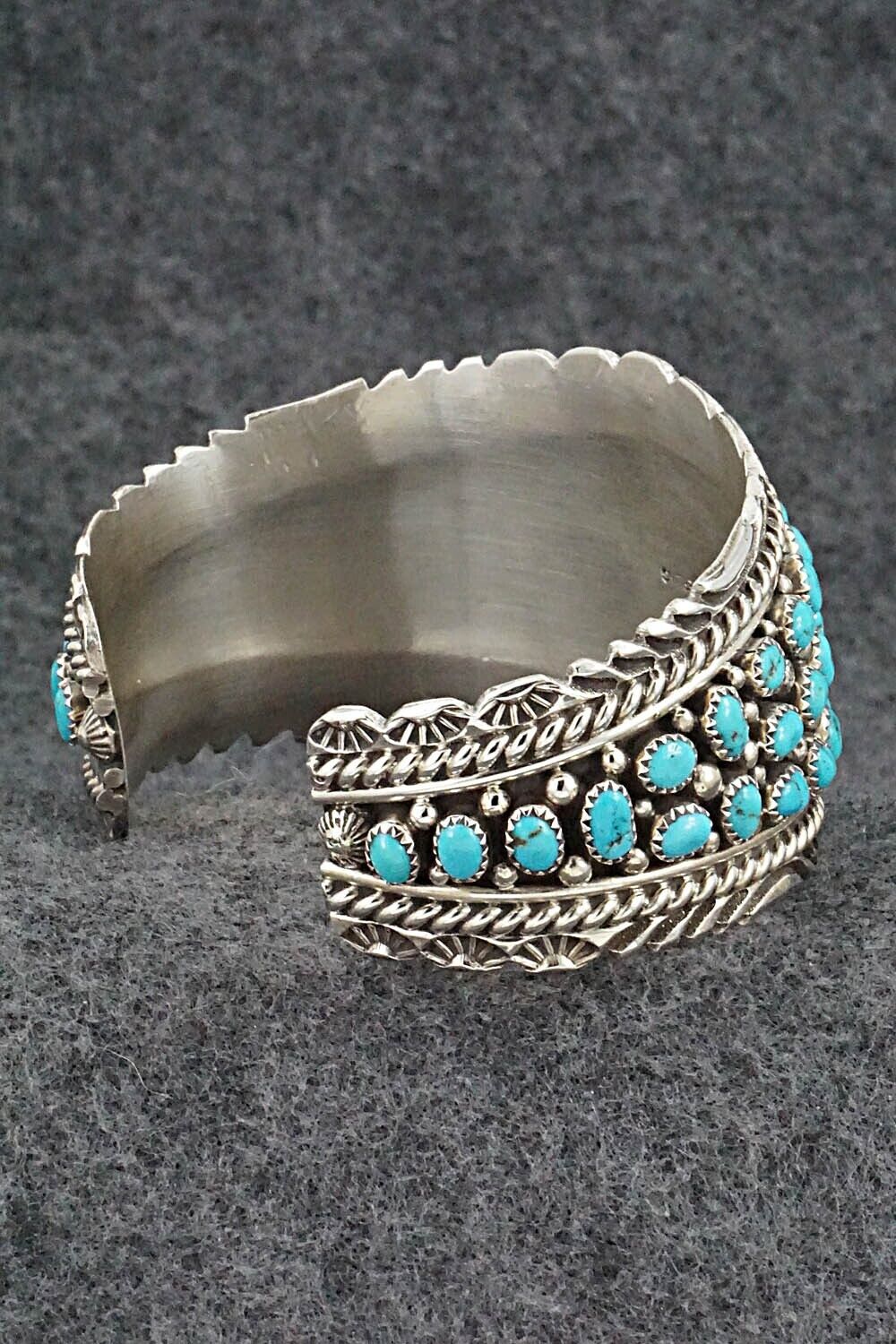 Turquoise & Sterling Silver Bracelet - Tina Jones