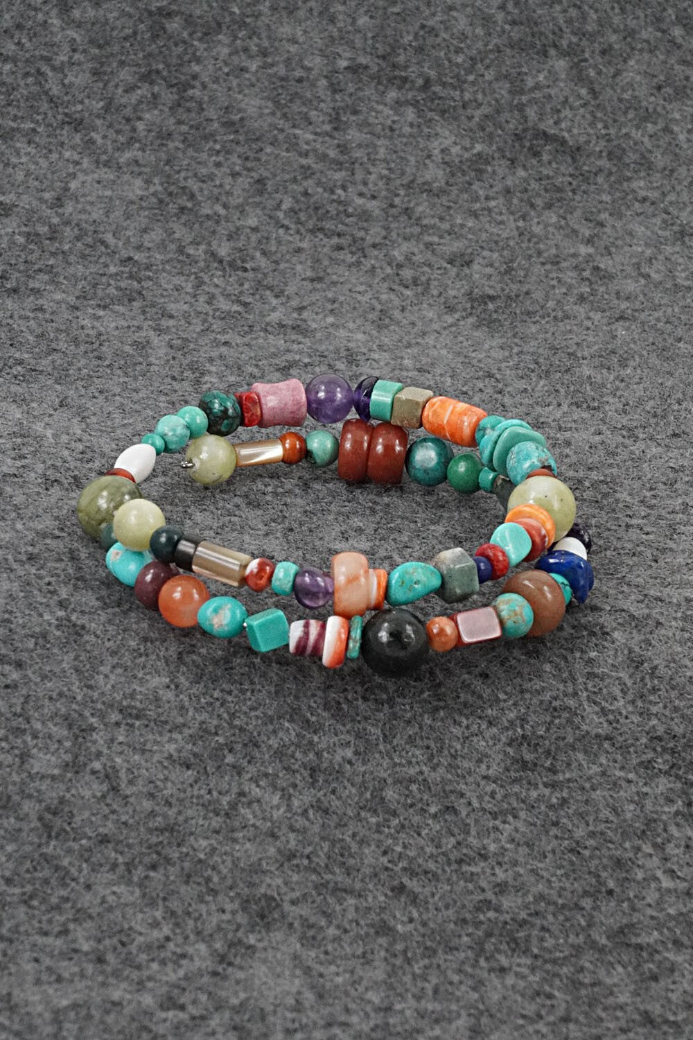 Multi-Stone Beaded Bracelet - Helen Tsosie